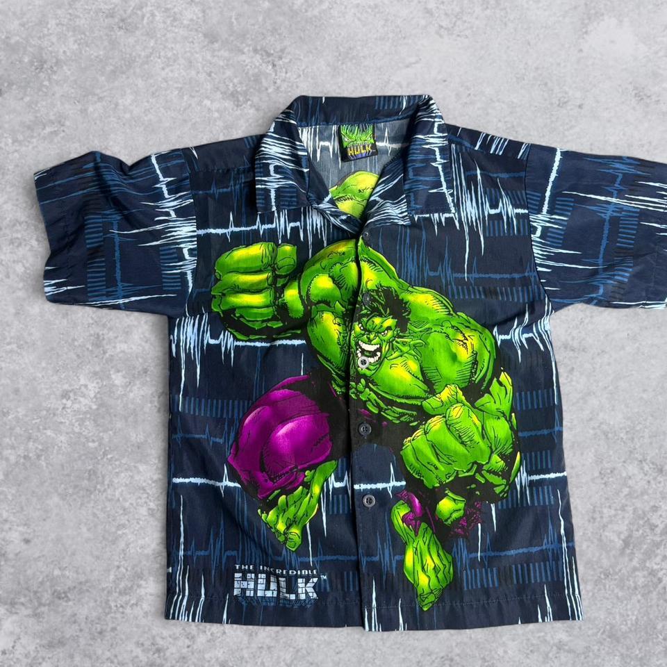 Vintage 2002 Marvel Hulk Button Bf72