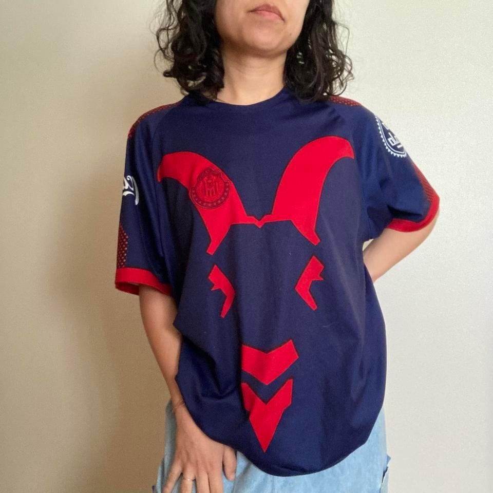Navy Blue And Red Vintage 2c42 4