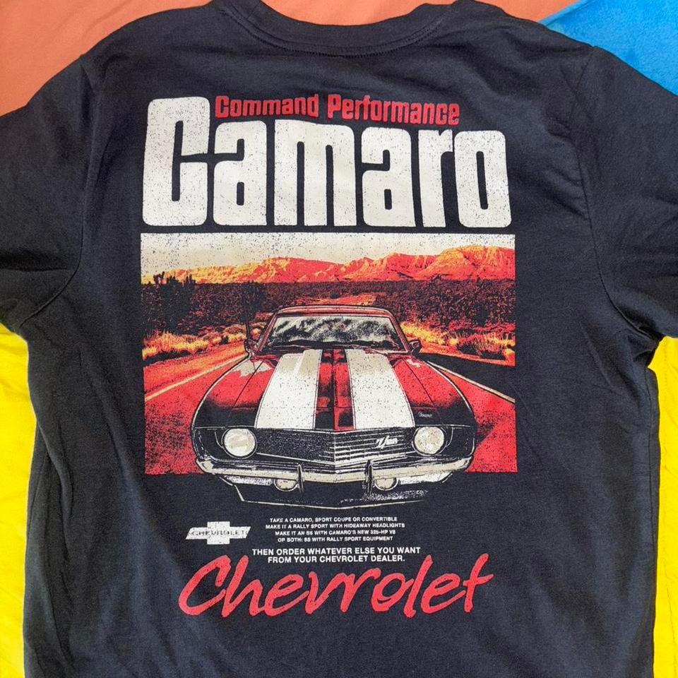 Chevrolet Camaro Black T Shirt Size Aedf 3