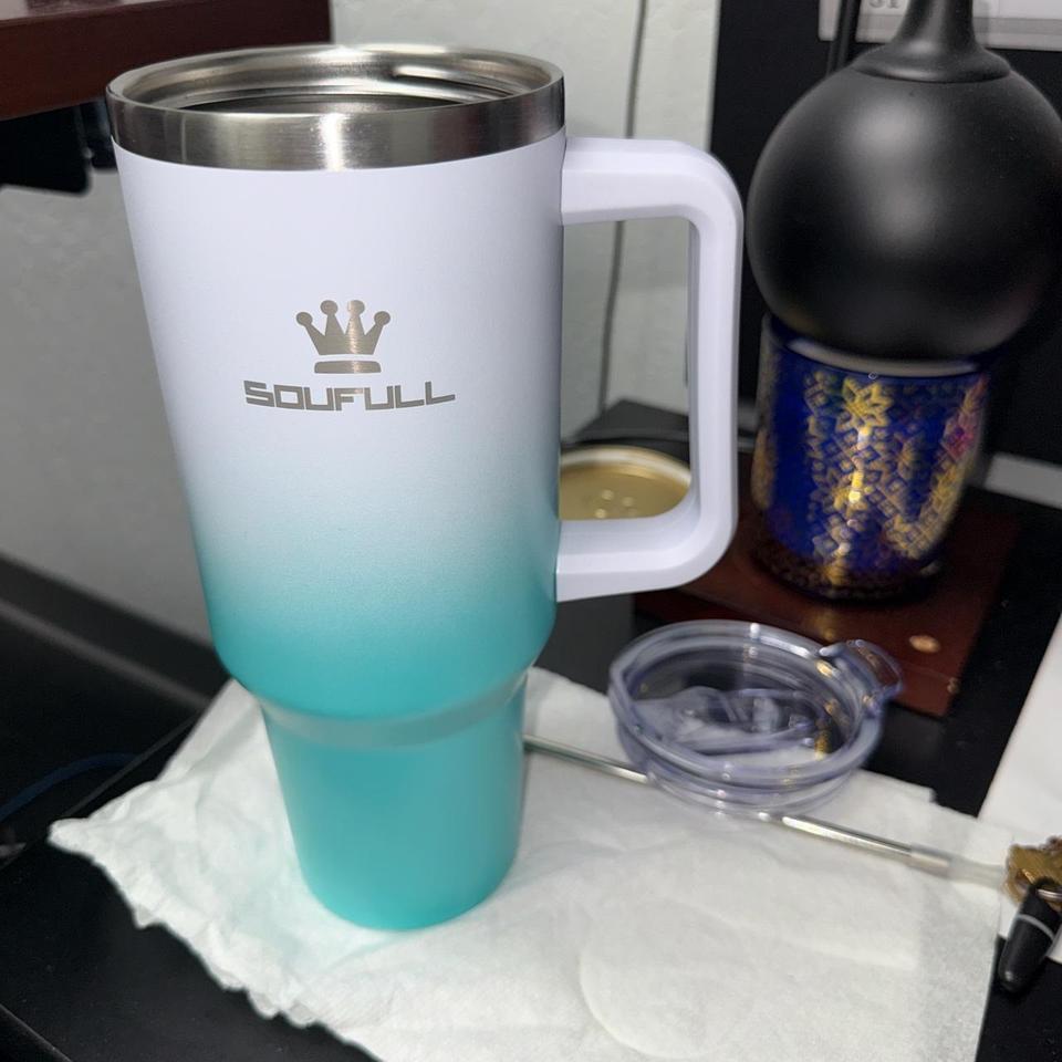40oz Tumbler With Handle And 5
