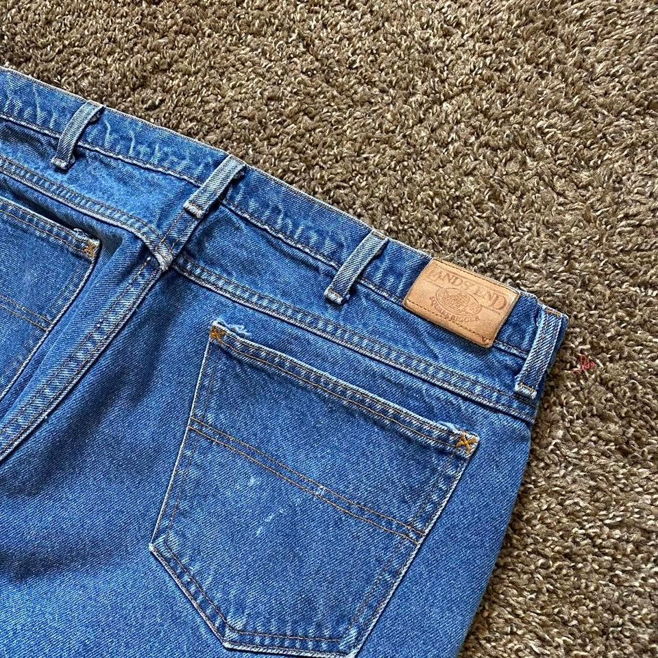 Lands End Blue Jeans 5ac9 3