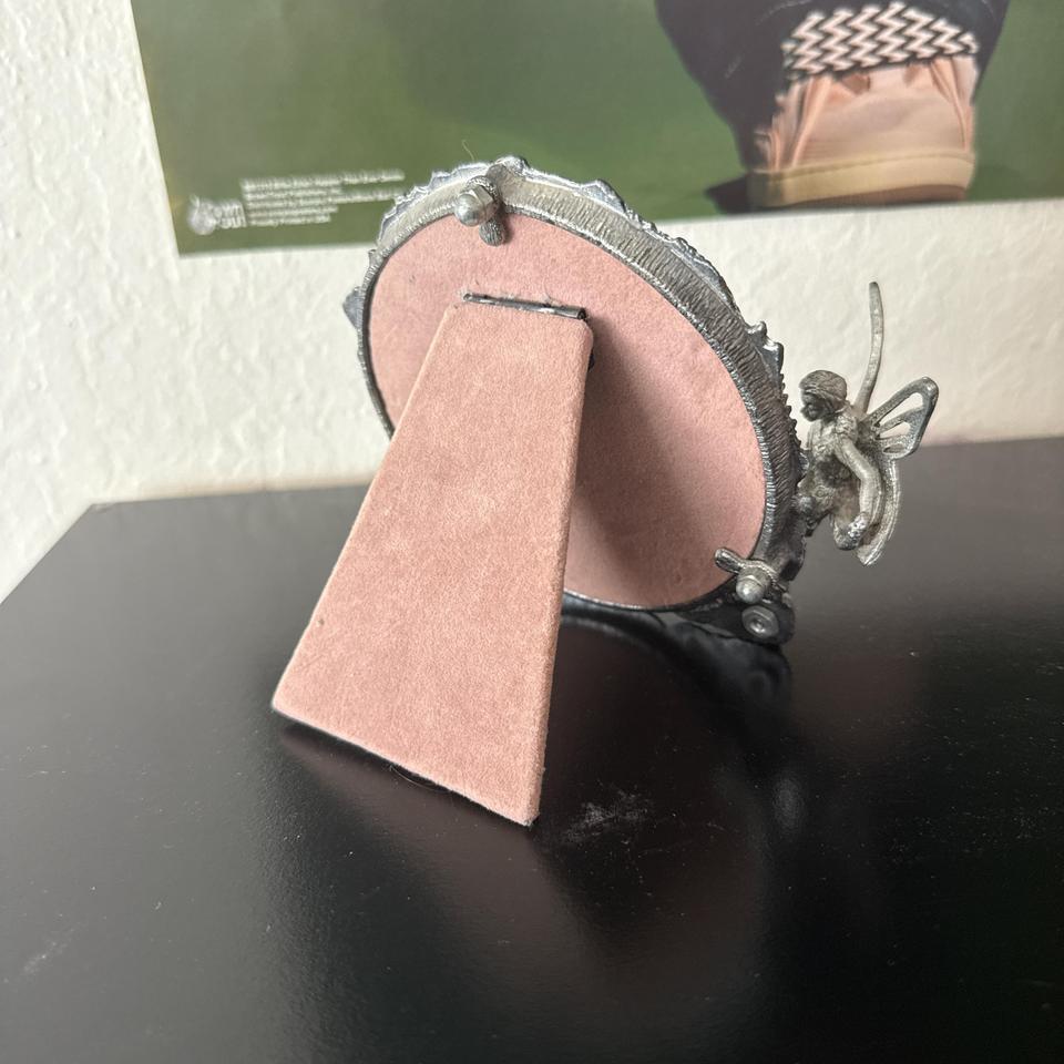 Silver Fairy Mirror With Stand 4