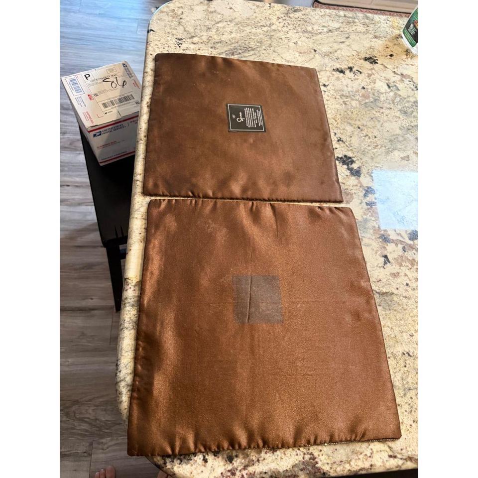 2 Brown Pottery Barn Beaded 0d60 6