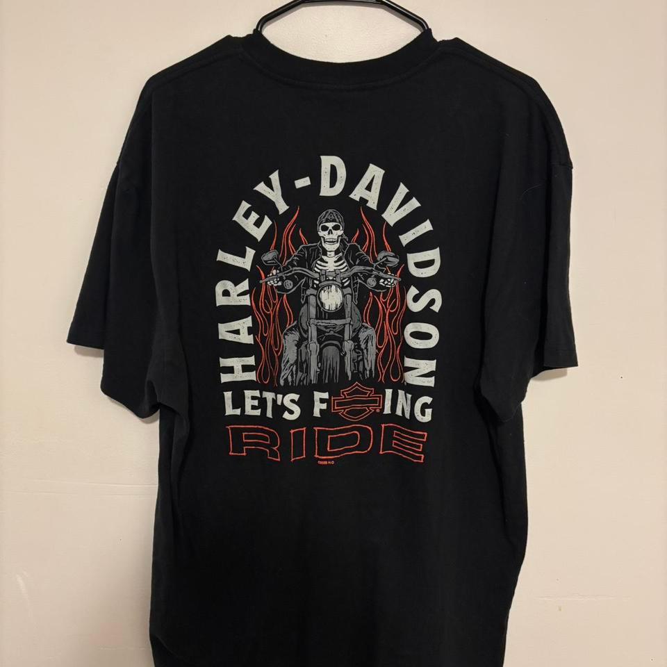 Modern Print Harley Davidson Shirt Ce8b