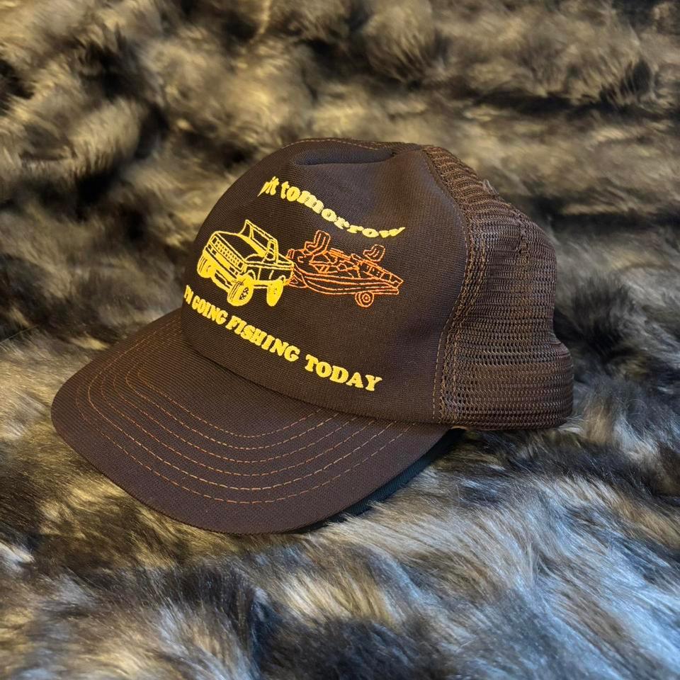Vintage Brown Trucker Style Snapback Be57 2