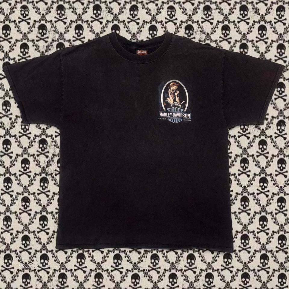 Harley Davidson Biker Tee With 3724
