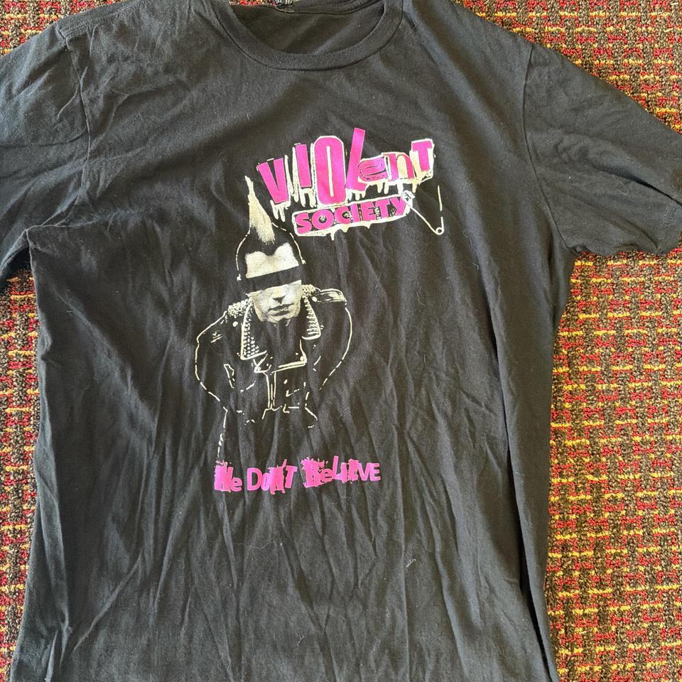 Violent Society Black Tee Shirt F1cf