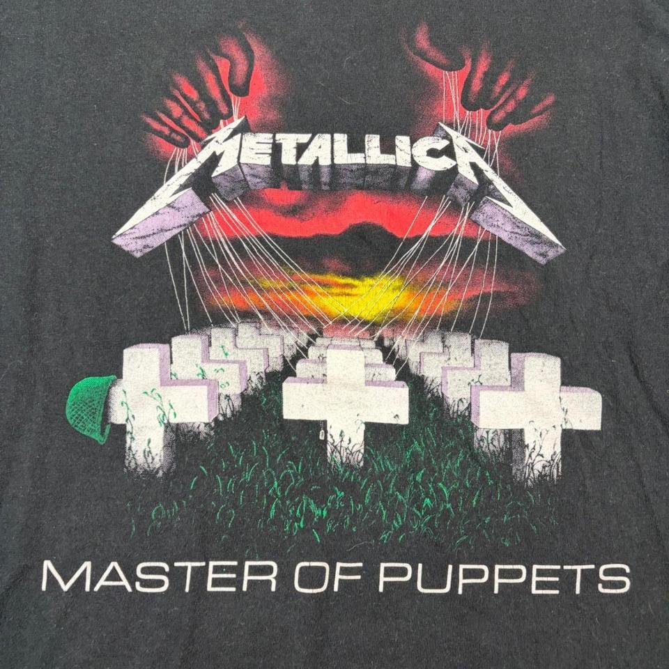 Metallica Shirt Mens M Master E668 2