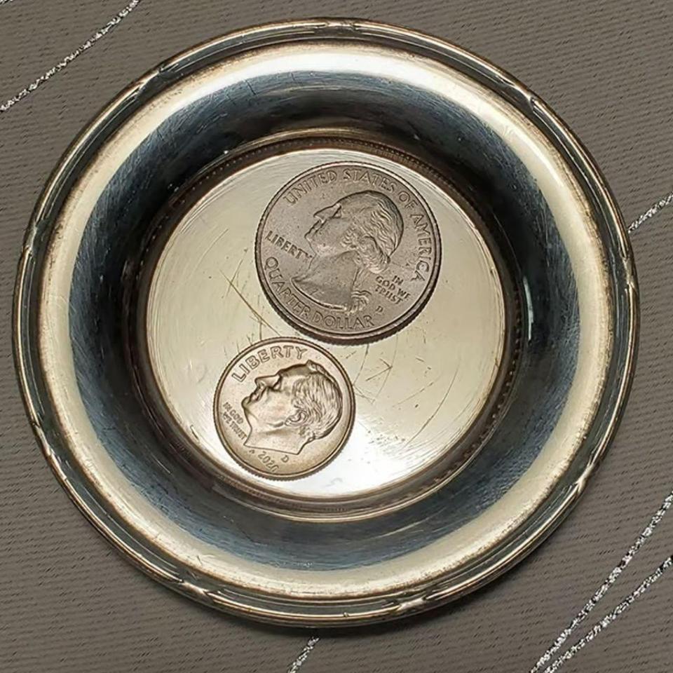 50s Mini Chrome Vintage Coasters 8