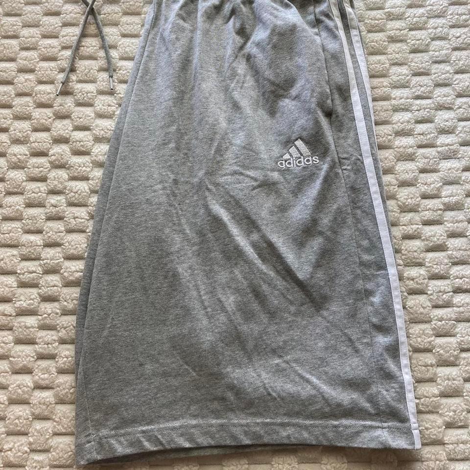 Adidas Grey Shorts With White 59aa