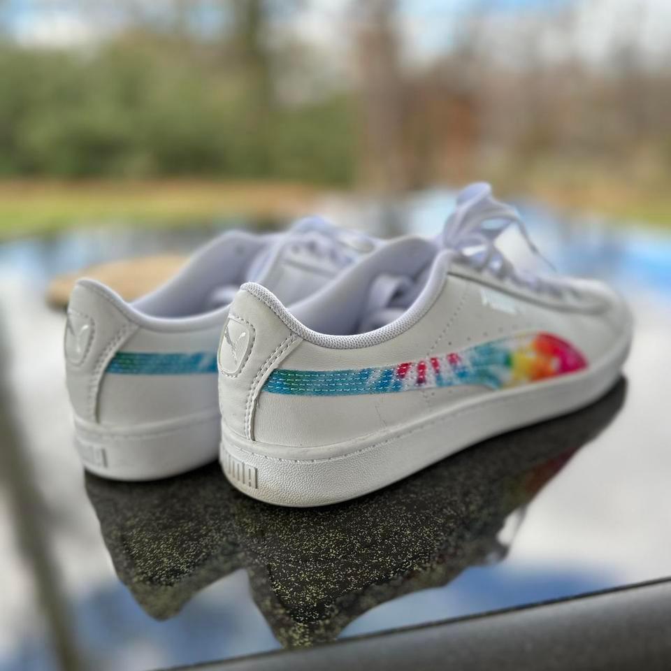Puma Vikky V2 White Tie Dye