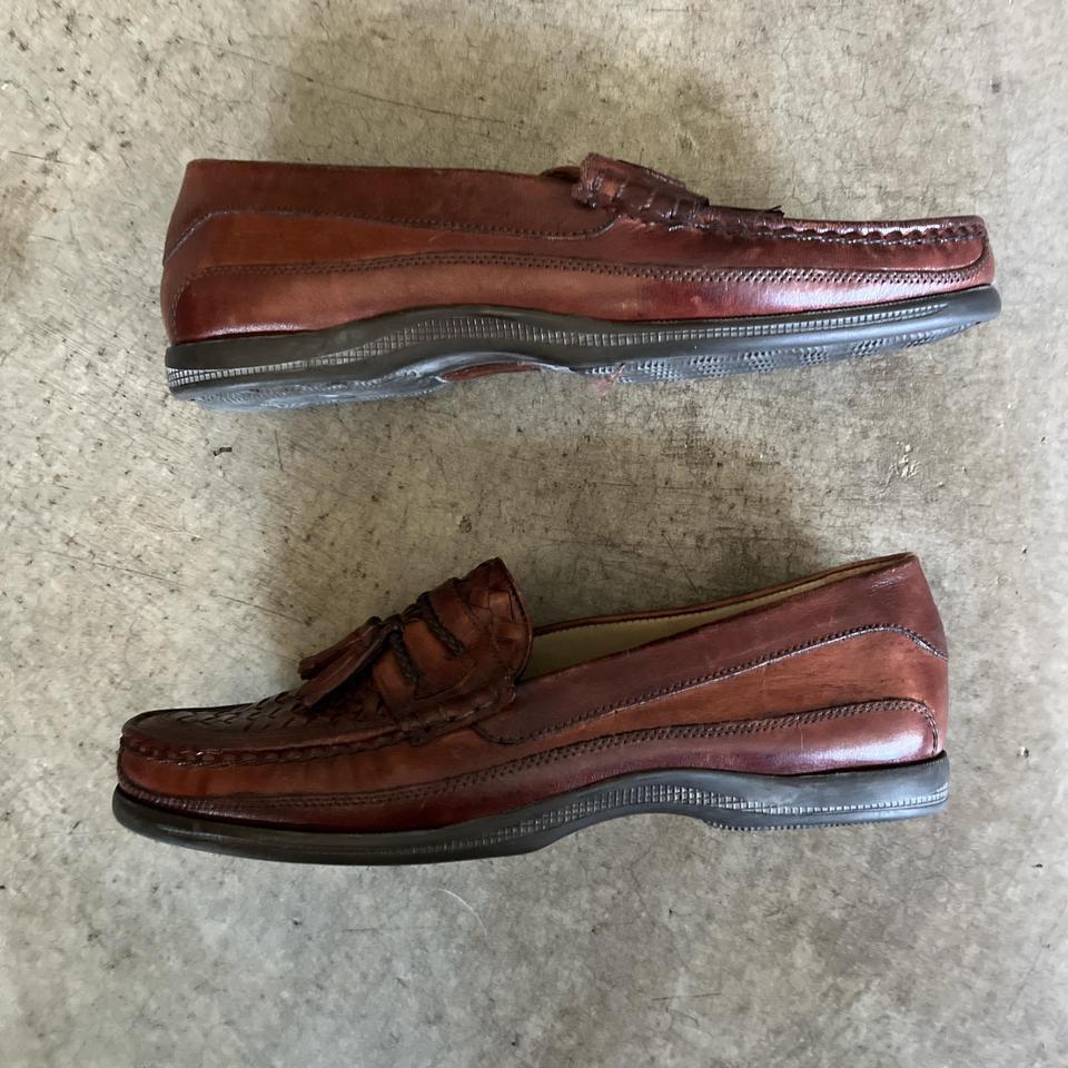 Florsheim Vintage Woven Leather Loafers 5