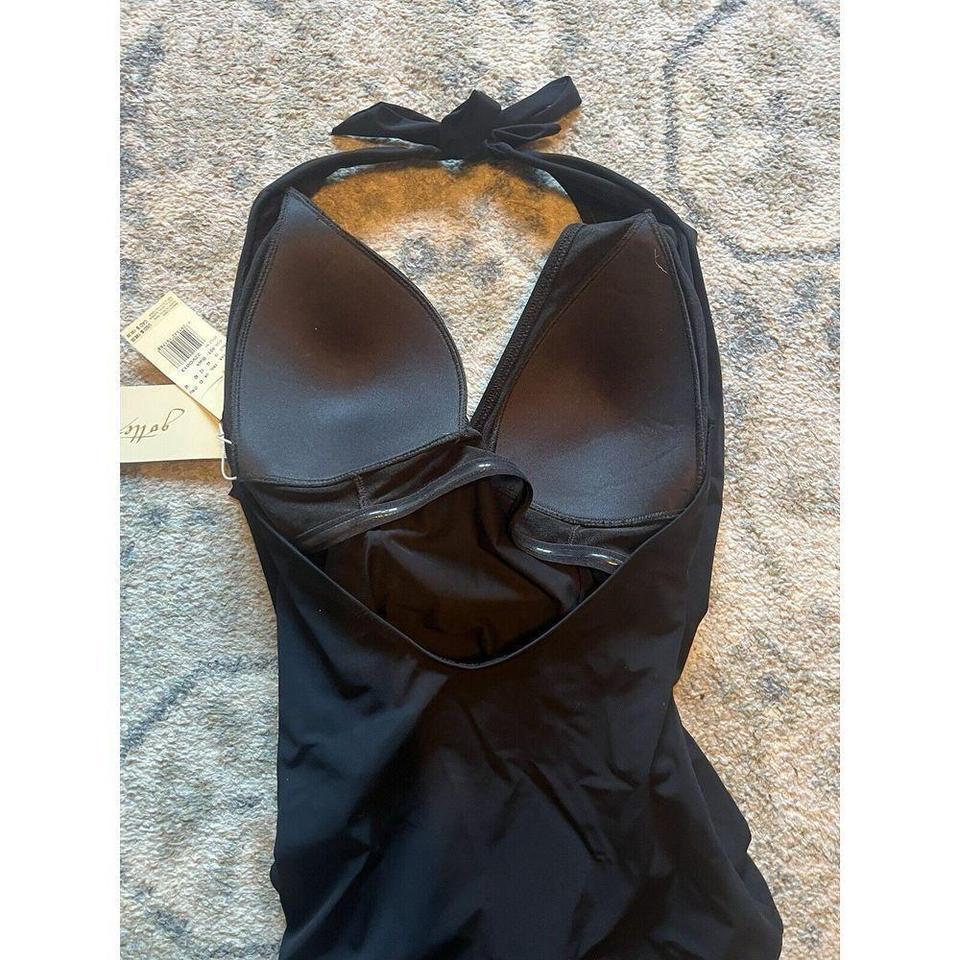 Nwt Gottex Black Vogue Tie Front 136d 5