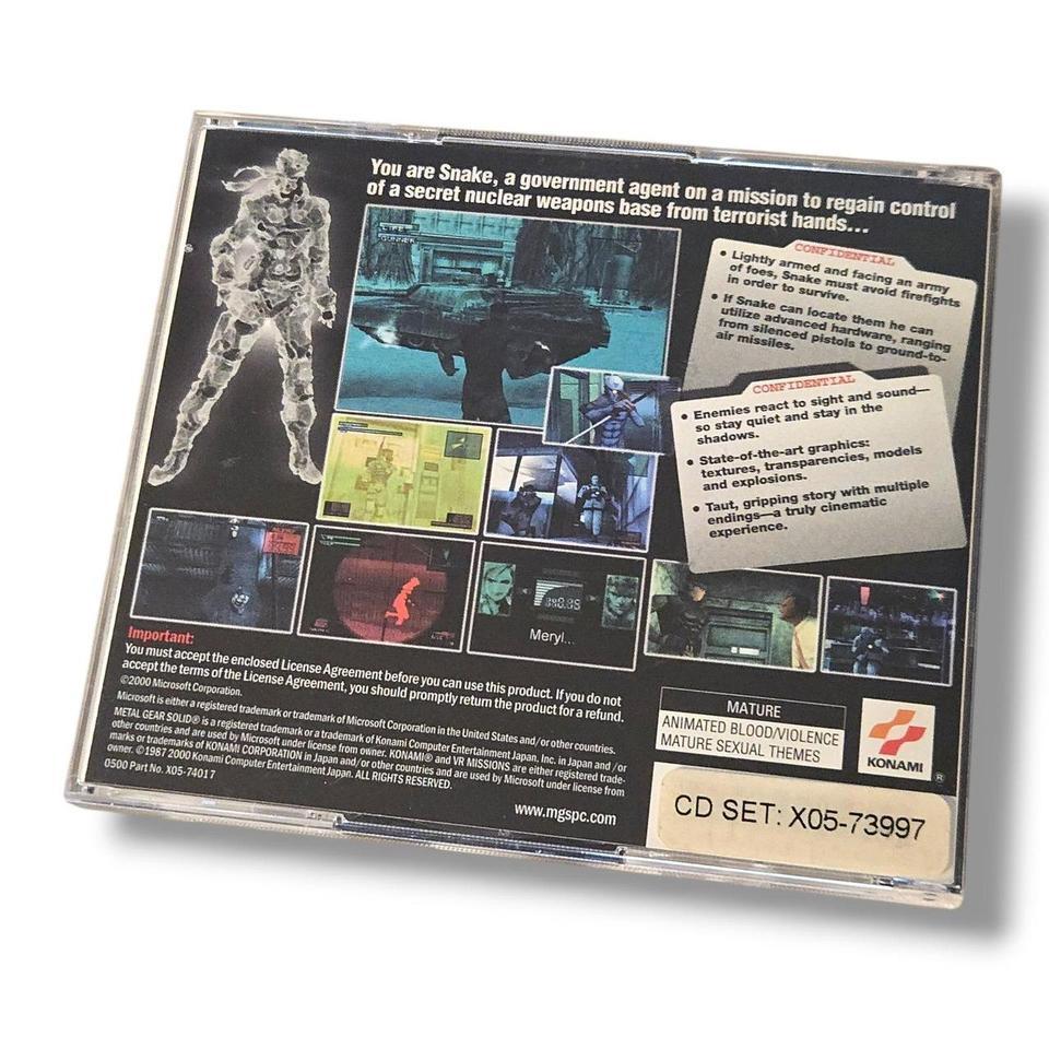 Vtg 2000 Metal Gear Solid 65e2 3