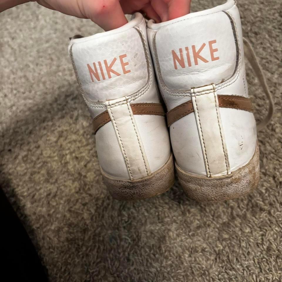 Brown Pink And White Nike Blazer D3a1 4