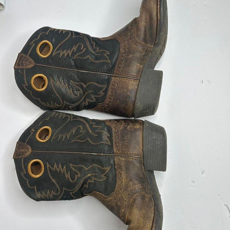 Ariat Brown Leather Cowboy Boots 9d98 6