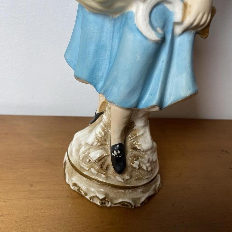 Vintage Japanese Porcelain Figurine Hand Painted 4