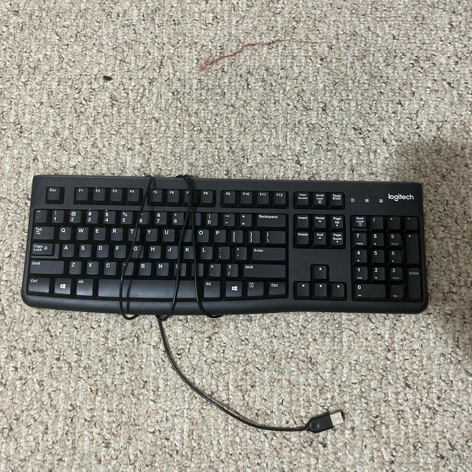 Black Logitech Keyboard Gaming Perfect