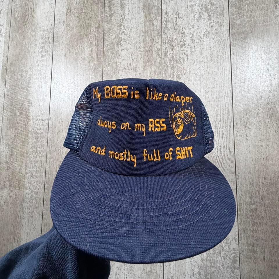 Vintage 80s Novelty Trucker Hat 9c87