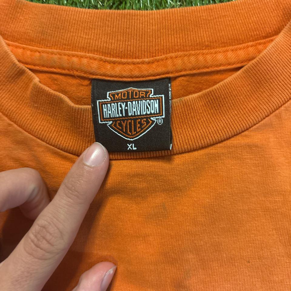 Harley Davidson Orange And Black 6a3c 2