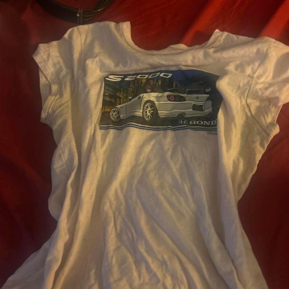 Honda S2000 White Baby Tee 1bdd