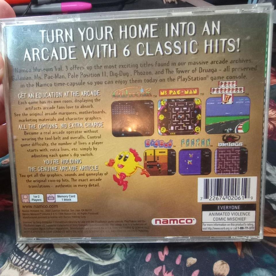 Namco Museum Vol3 Ps1 Greatest 3