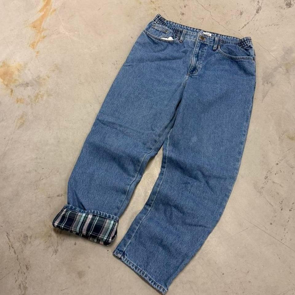 Vintage 90s Y2k Llbean Plaid 76c0 2