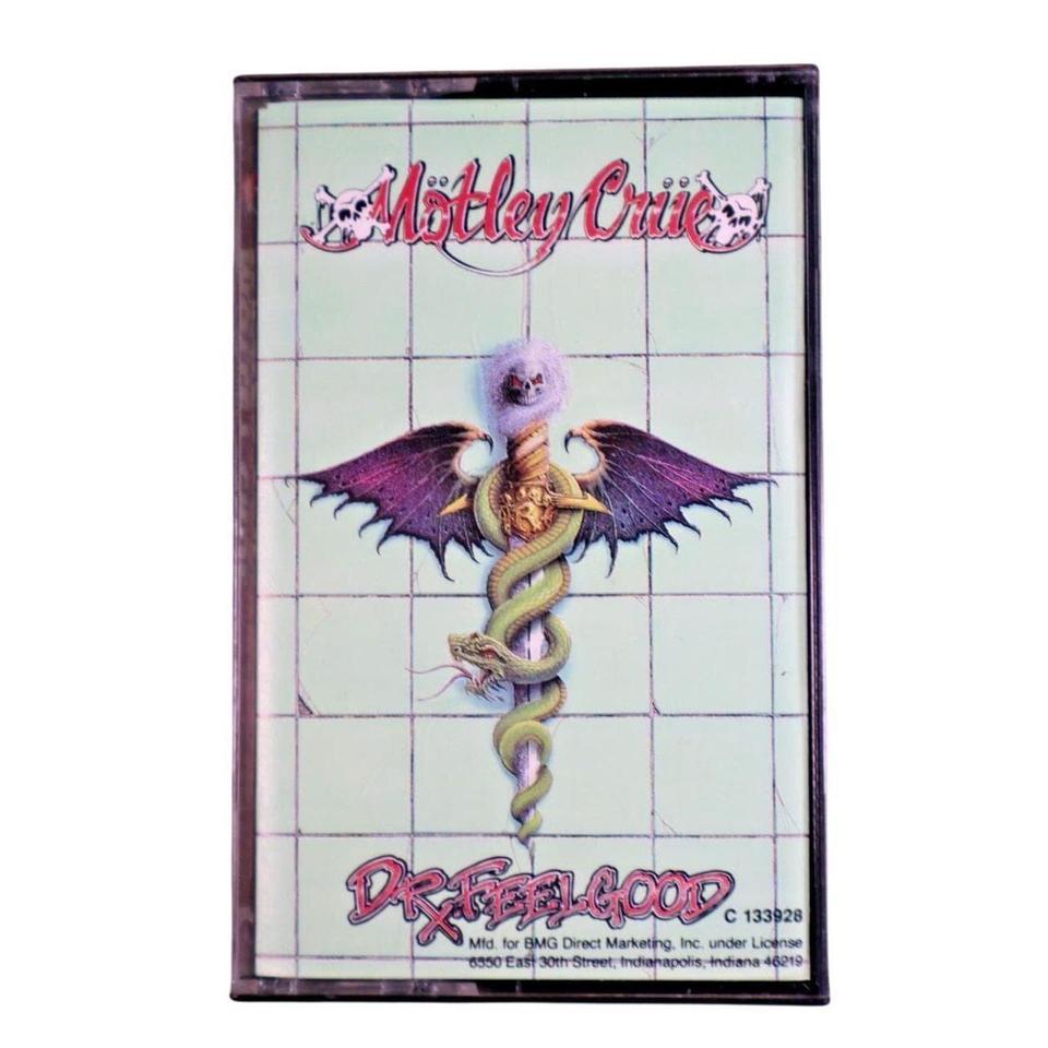 Vintage Motley Crue Cassette Tape 7837