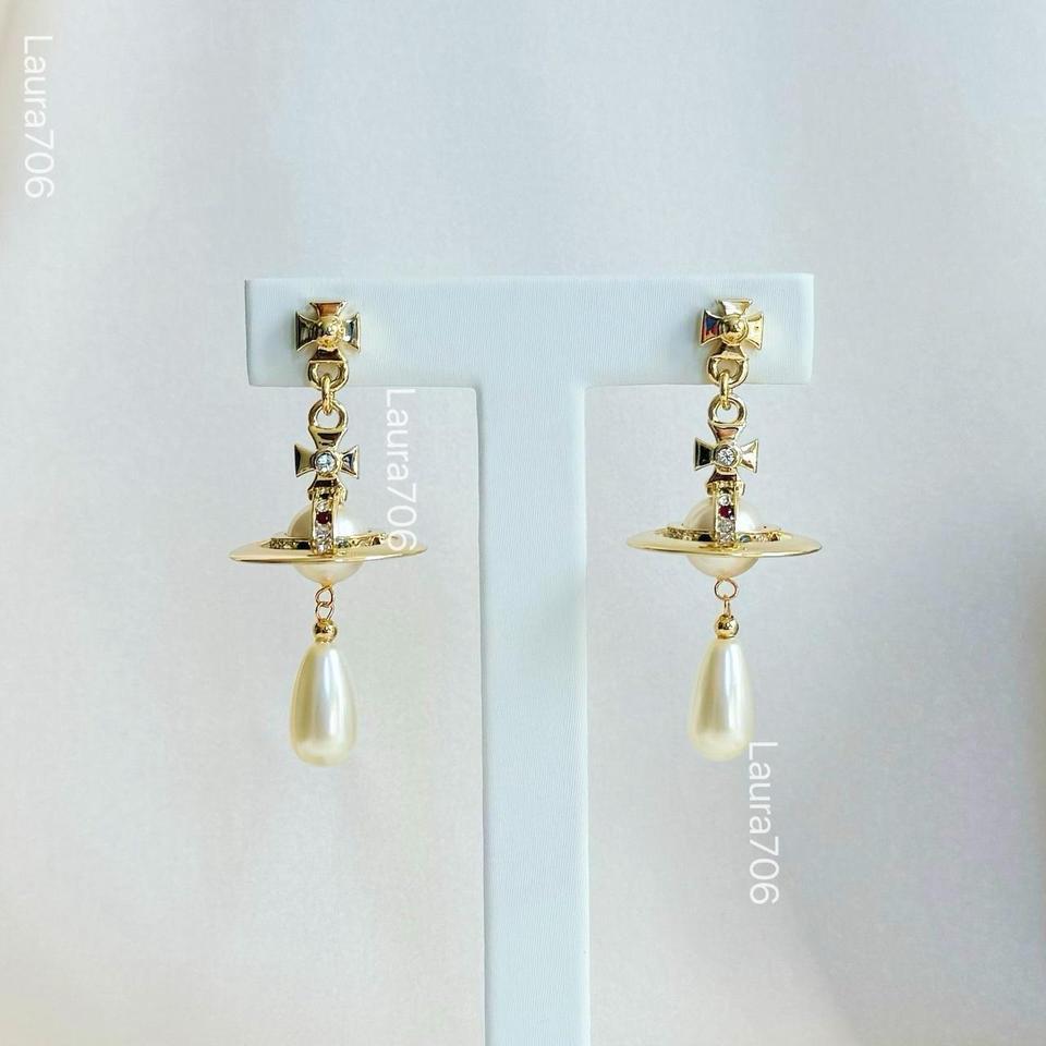 Vivienne Westwood Gold Color Pearl 7497 3