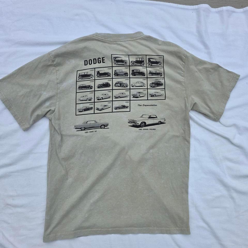 Dodge Polara Tan T Shirt Size 0e12