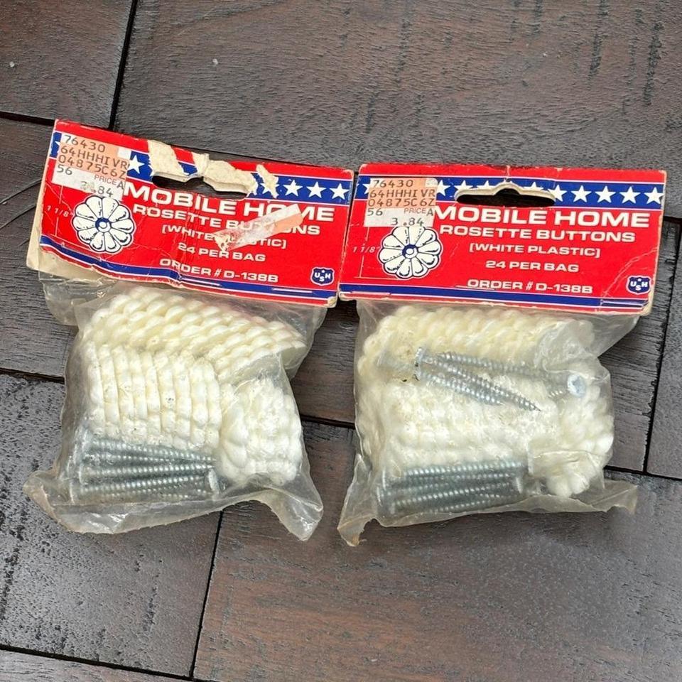 Mobile Home Rosette Buttons For
