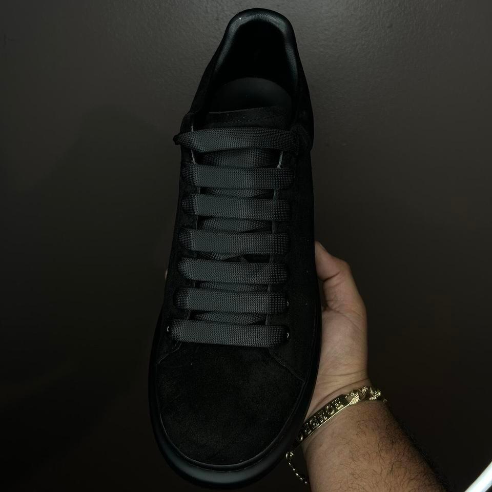 Black Suede Alexander Mcqueen Trainers B1c9 3