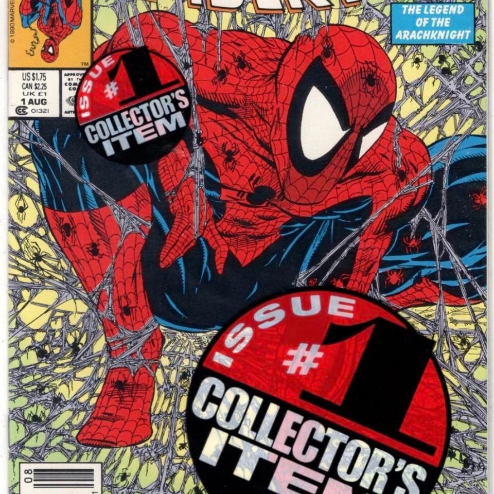 Marvel Spider Man 1 Green 1990 9d4b