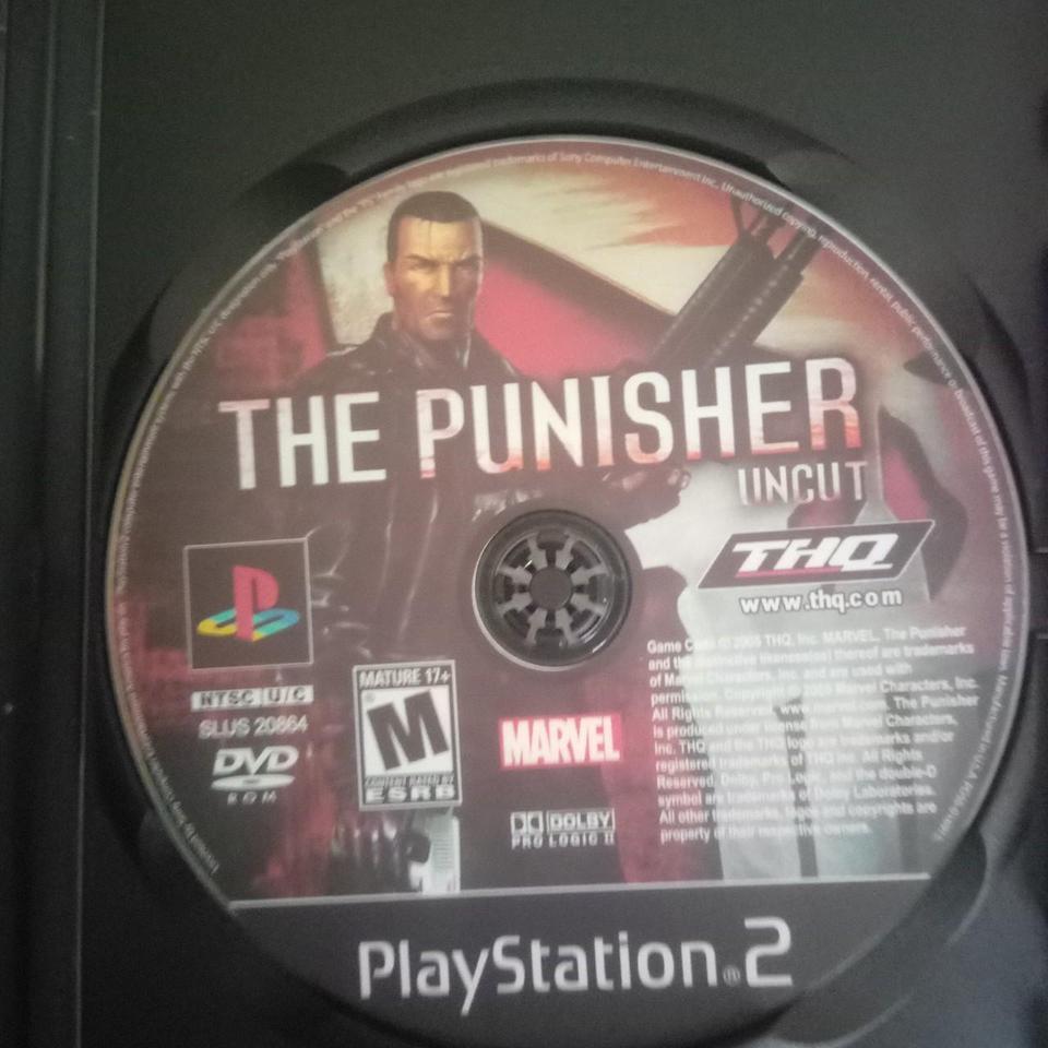 The Punisher Ps2 Game Disc