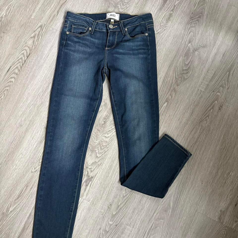 Paige Dark Wash Skinny Jeans B66e 2
