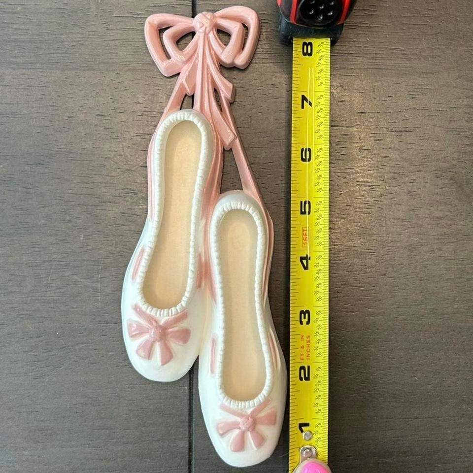 Pink Ballet Shoes With Bow 7fea 3
