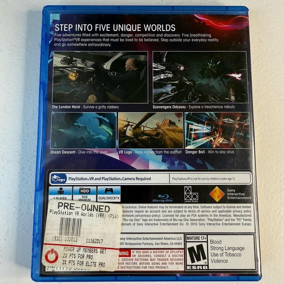 Ps4 Playstation Vr Worlds Blu 2