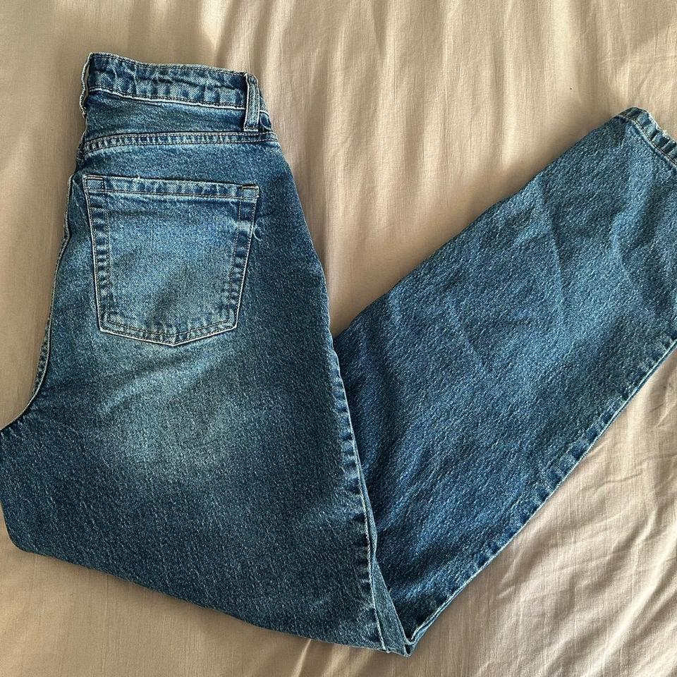 High Rise Straight Leg Jeans Highwaisted 9831