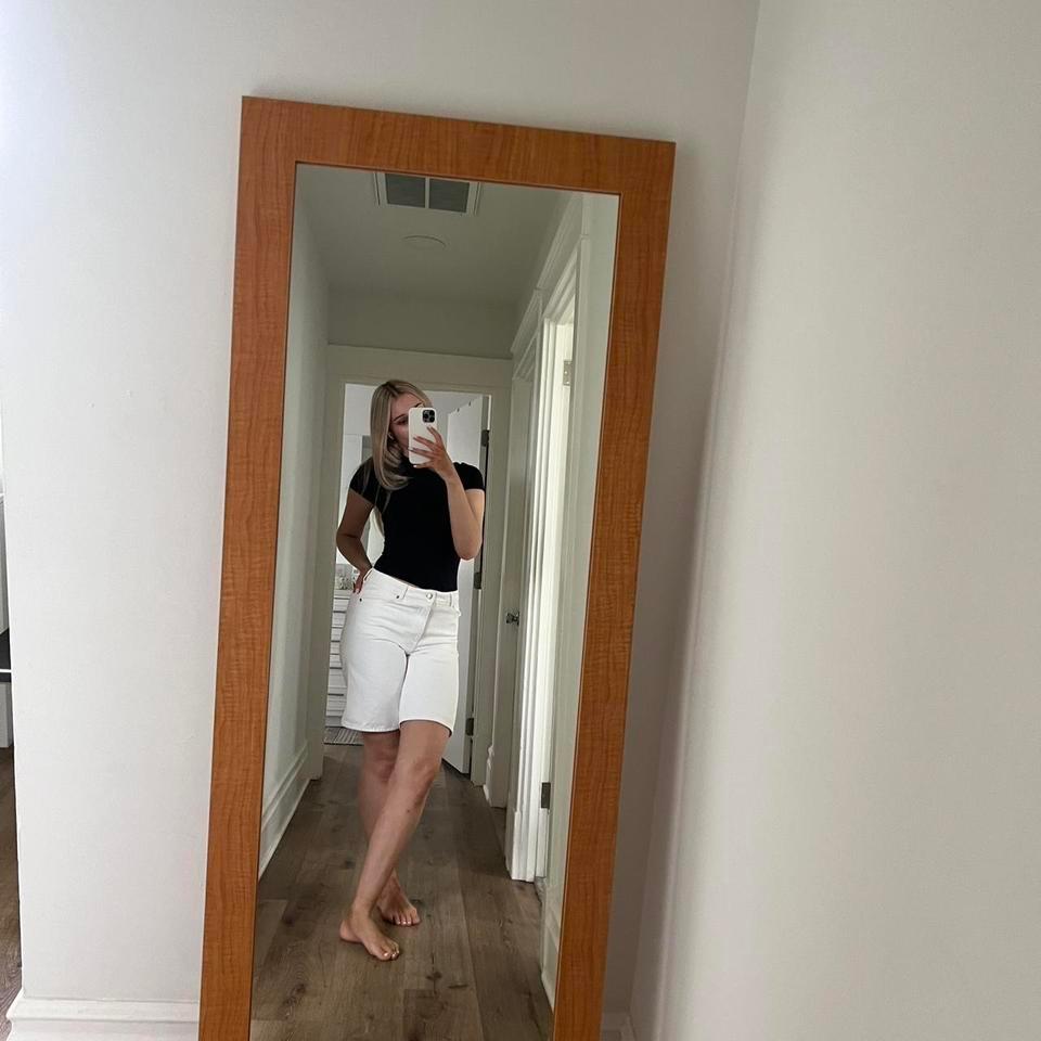 White Hm Bermuda Shorts Size 46f8 2