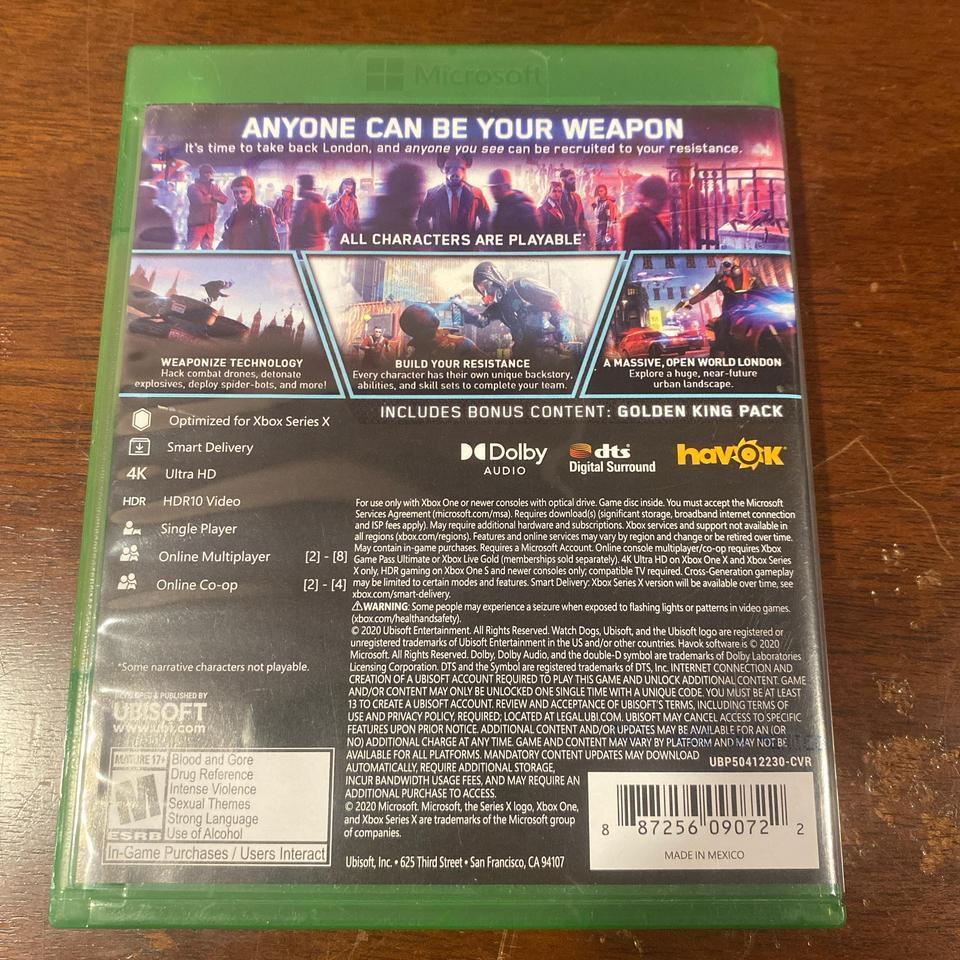 Watch Dogs Legion Xbox One 4