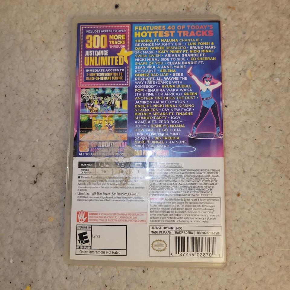Nintendo Switch Just Dance 2018 4612 2