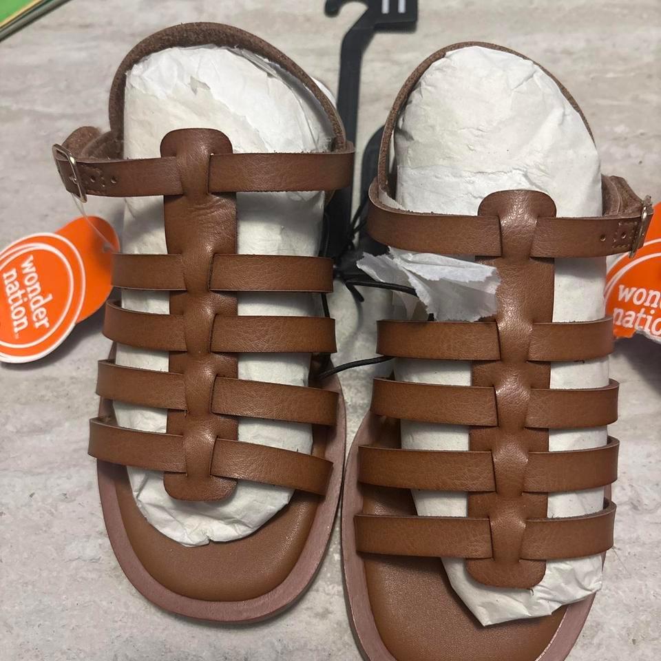 Brown Leather Sandals Size Us Ed02 2
