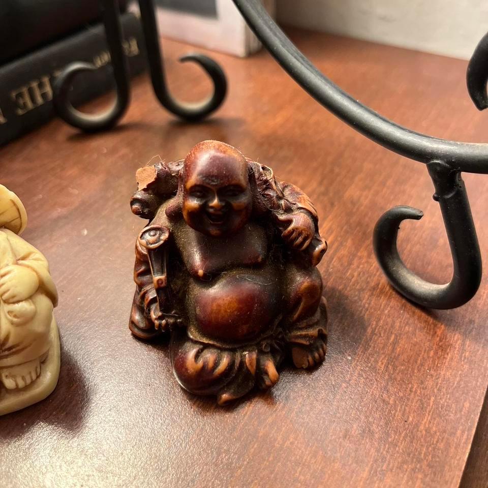 Two Small Buddha Figurinescoins For 3