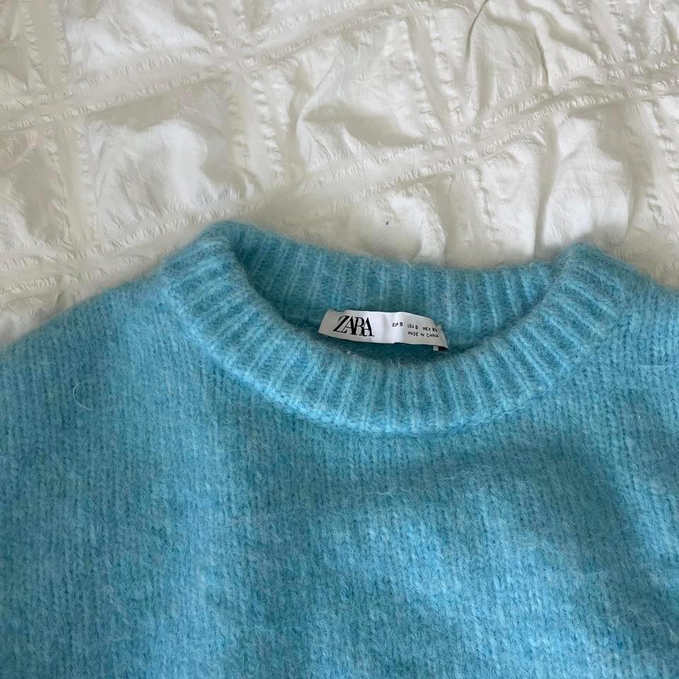 Light Blue Cropped Sweater Knitwear 56b4 2