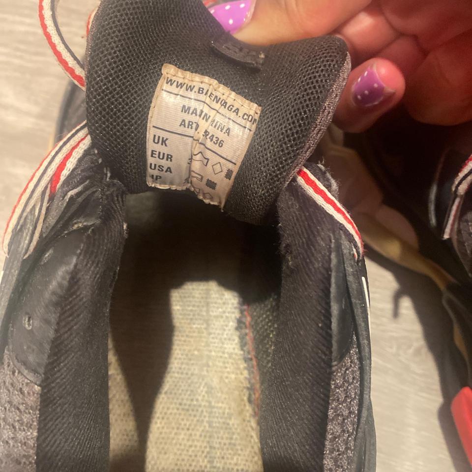 Authentic Balenciaga Tracks Red And C22a 5