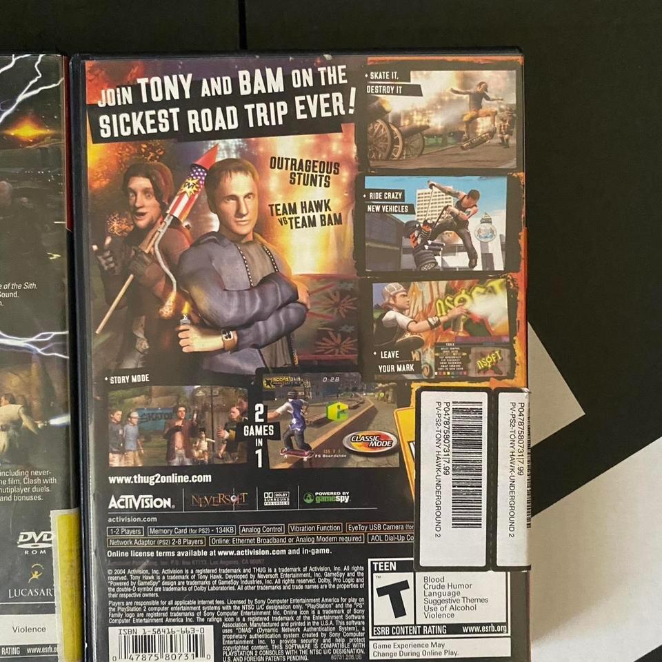 Ps2 Games Bundle Tony Hawks D556 5