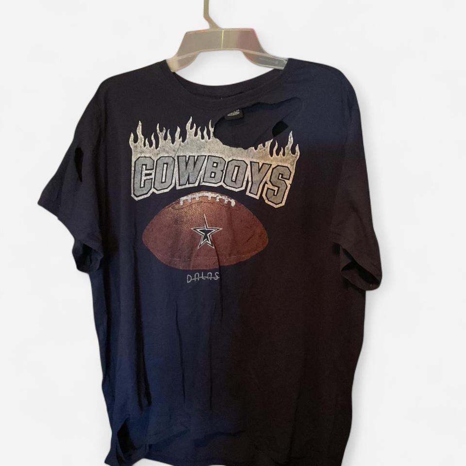 Dallas Cowboys Black Tee With E99d