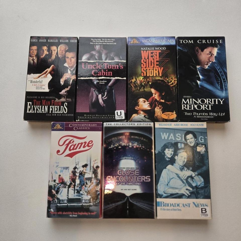 Lot 7 Vintage Vhs Movies E233