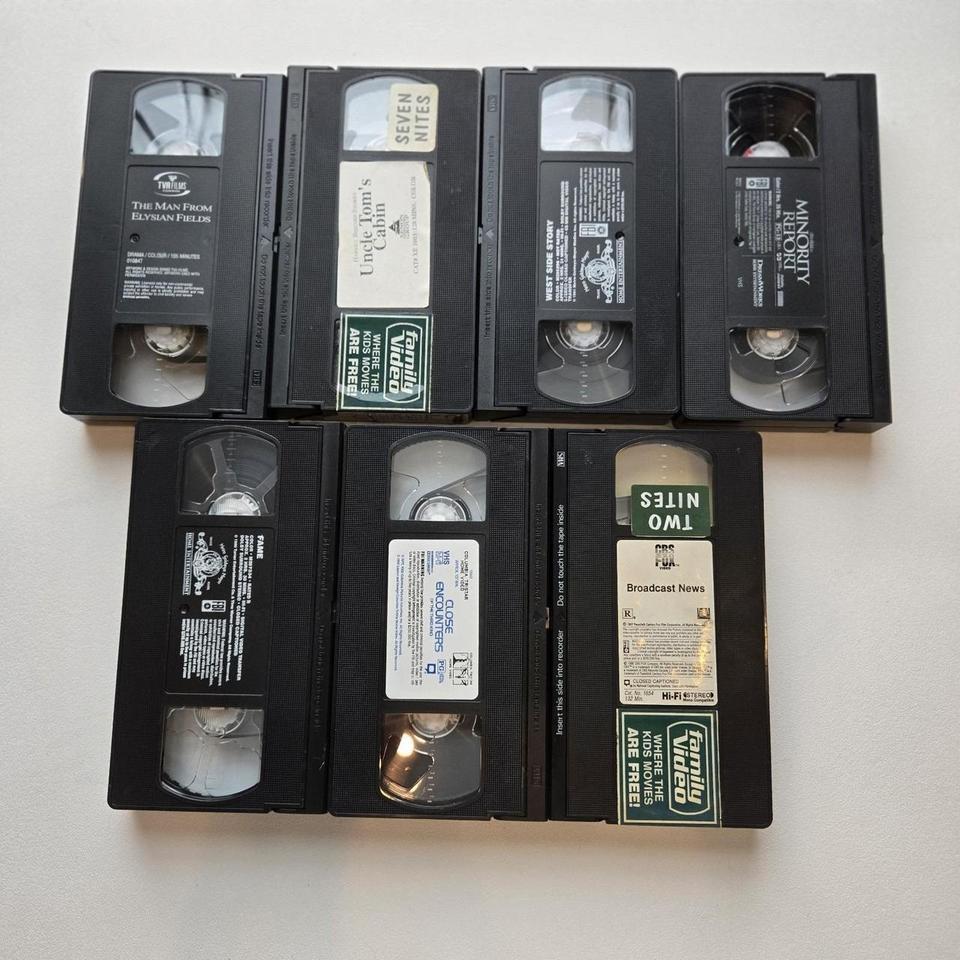 Lot 7 Vintage Vhs Movies E233 3
