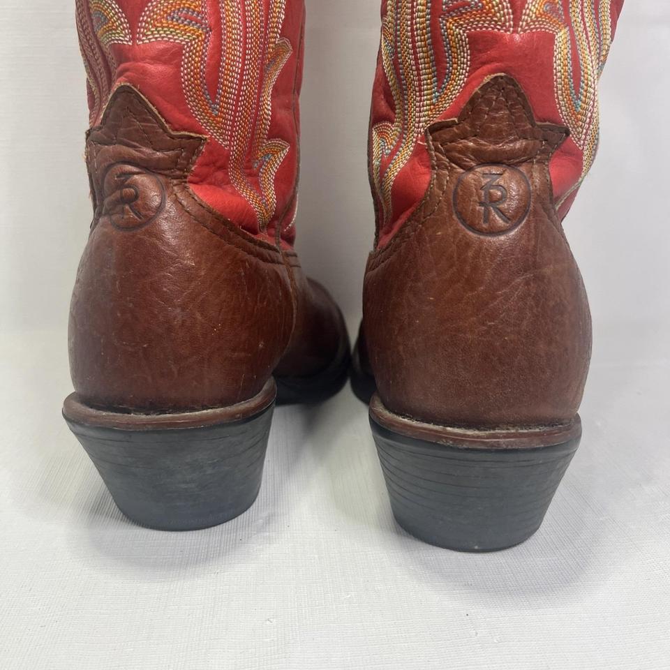 Tony Lama 3r Brown Red 4